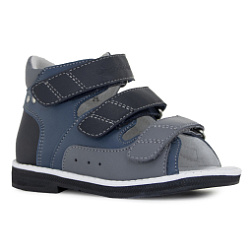 Детские сандалии Orthoboom 25057-07 синяя сталь фото 1