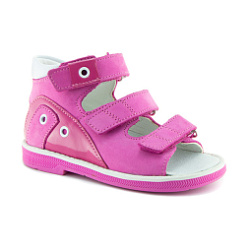 Детские сандалии Orthoboom 27057-01 малиновый фото 1