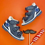 Детские сандалии ORTHOBOOM 43397-5 синий с белым фото 2