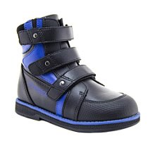 Детские ботинки Orthoboom 87397-35 черный с лазурным фото 1
