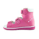 Детские сандалии ORTHOBOOM 71057-11 глубокий розовый фото 2