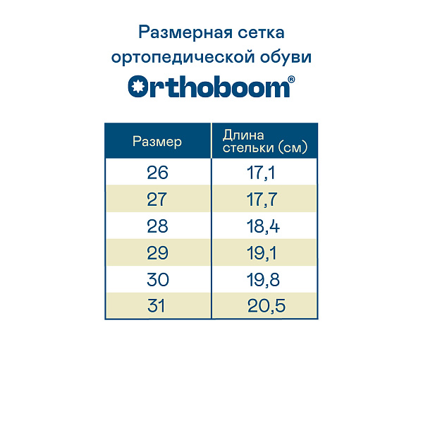 Детские кроссовки Orthoboom 33223-26 сине-серый
