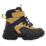 Детские ботинки 81054-01 горчичный с черным фото 2