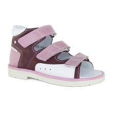 Ортопедические детские сандалии Orthoboom 
25057-10 фуксия-розовый-белый фото 1