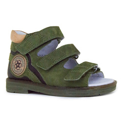 Детские сандалии Orthoboom 43397-5 хаки фото 1