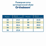 Ортопедические Полуботинки Orthoboom 47487-25 матовый черный фото 8