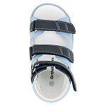 Ортопедические Детские сандалии Orthoboom 71497-1 сине-голубой фото 7