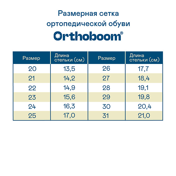 Детские сандалии Orthoboom 27057-01 песочная бабочка