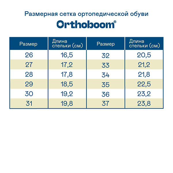 Детские ботинки Orthoboom 80123-06 стальной синий