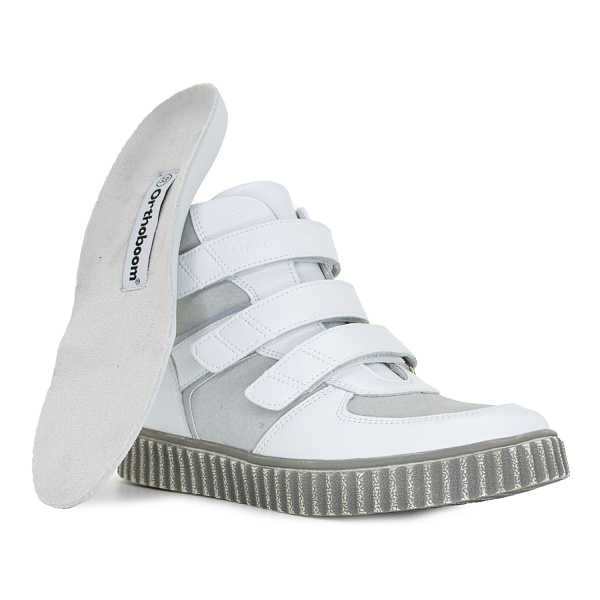 Ботинки 83055-02 белый нефрит