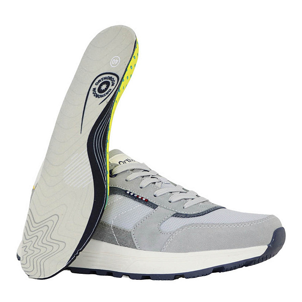 Мужские кроссовки Orthoboom 37247-17 серый парус