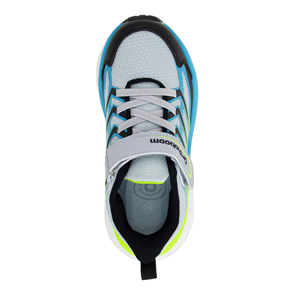 Детские кроссовки Orthoboom 30245-12 серо-черный с лаймом