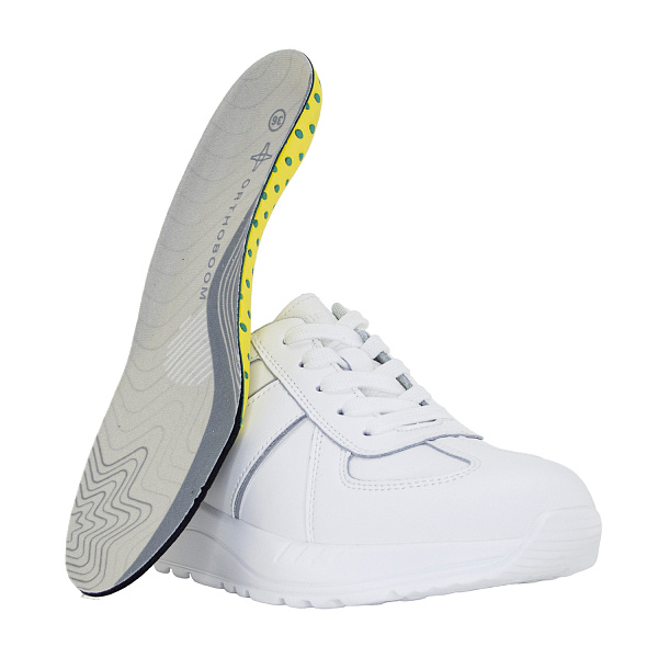 Женские кроссовки Orthoboom 32247-37 белоснежный