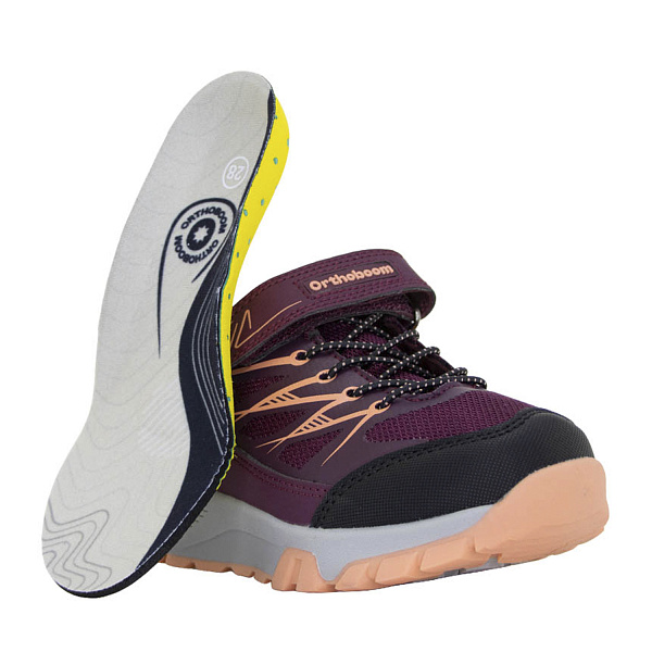Детские кроссовки Orthoboom 37294-16 бордово-сливовый