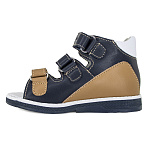 Детские сандалии Orthoboom 43397-5 темно-синий с коричневым фото 4