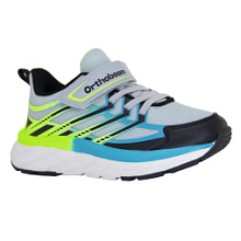 Ортопедические детские кроссовки Orthoboom 
30245-12 серо-черный с лаймом фото 1