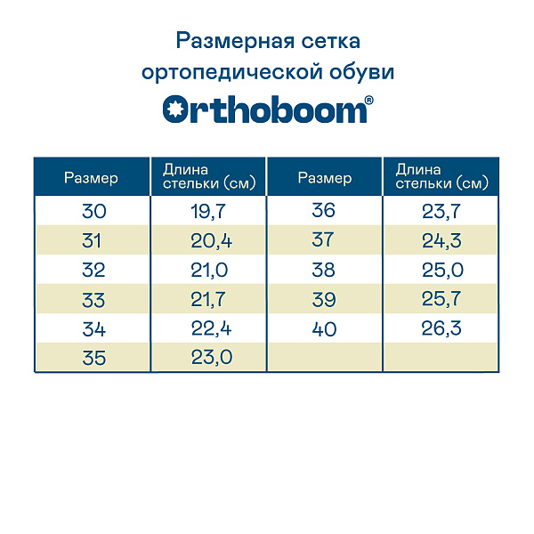 Ботинки Orthoboom 87397-35 сапфировый