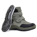 Ортопедические Детские ботинки 83694-36 хаки фото 5