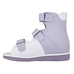 Ортопедические Детские ботинки летние Orthoboom 71597-33 сиренево-белый фото 4