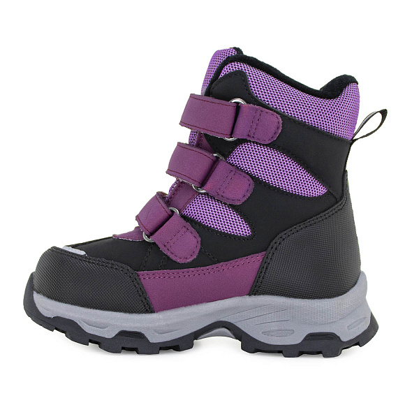 Детские полусапожки Orthoboom 67055-02 виноградный с черным