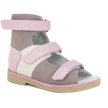 Ортопедические детские сандалии Orthoboom 
71587-33 розовый капучино фото 1