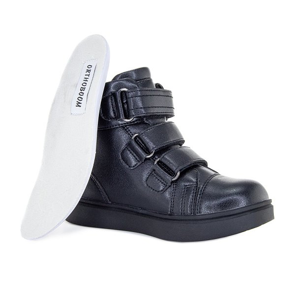 Детские ботинки ORTHOBOOM 81145-14 черный янтарь