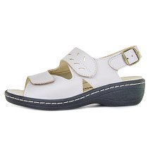 Ортопедические женские босоножки Orthoboom 
20037-01 серый металлик фото 4