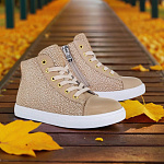 Детские кеды Orthoboom 37057-03 сливочный фото 2