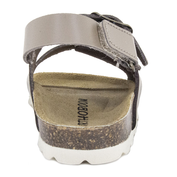 Детские биркенштоки Orthoboom 20325-11 хаки с коричневым