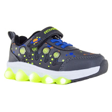 Детские кроссовки Orthoboom 32223-24 серый с салатовым 
с легкой подошвой Аэро фото 1