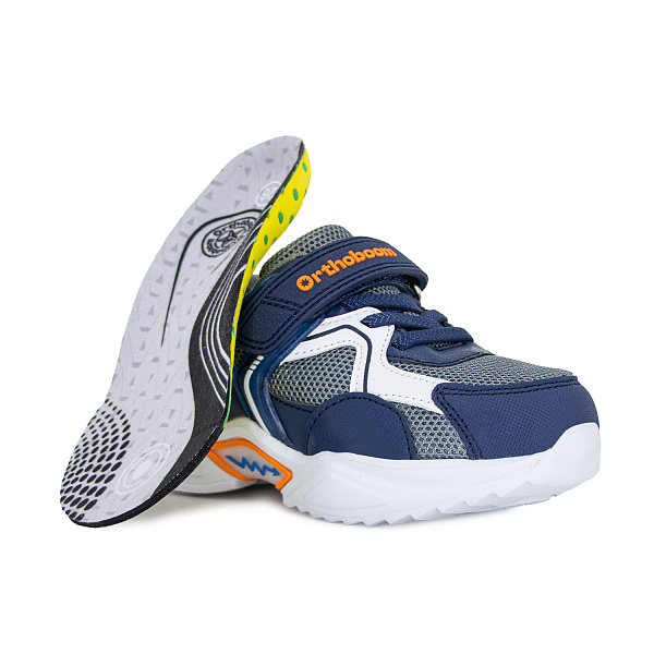 Детские кроссовки Orthoboom 33223-26 сине-серый