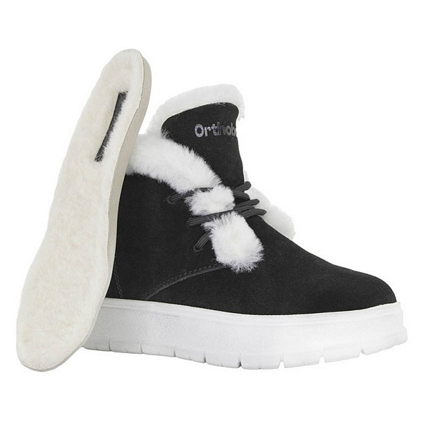 Ботинки Orthoboom 88125-44 дымчато-черный