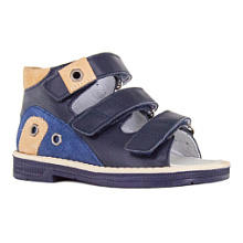 Ортопедические детские сандалии Orthoboom 
43397-5 темно-синий с бежевым фото 1