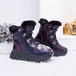 Детские ботинки ORTHOBOOM 88125-44 фиолетовый хамелеон фото 2