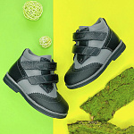 Детские ботинки Orthoboom 83056-01 темный графит фото 2