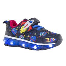 Ортопедические детские кроссовки Orthoboom 
AIR 33223-26 черный с принтом фото 1