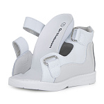 Детские сандалии 47387-13 бело-серый фото 5