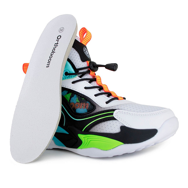 Детские кроссовки Orthoboom 30247-18 черно-белый multicolor