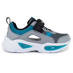 Ортопедические Детские кроссовки Orthoboom 32223-21 черно-серый с бирюзой с легкой подошвой Аэро фото 3