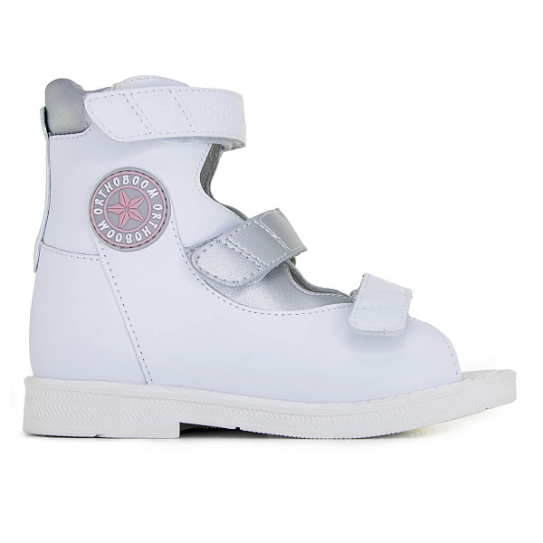 Детские сандалии Orthoboom 71597-33 белый с серебром