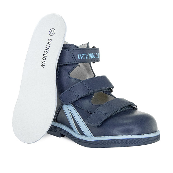 Детские сандалии Orthoboom 81597-32 синий-голубой