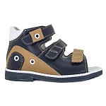 Детские сандалии Orthoboom 43397-5 темно-синий с коричневым фото 2