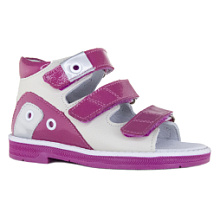 Ортопедические детские сандалии Orthoboom 
25057-10 фуксия с бежевым фото 1