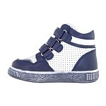 Детские ботинки ORTHOBOOM 80123-01 темно-синий с белым фото 2