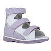 Детские ботинки летние Orthoboom 71597-33 сиренево-белый