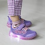 Детские кроссовки ORTHOBOOM 33223-23 сиреневый с розовым фото 7