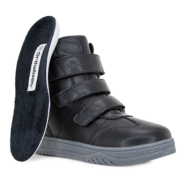 Детские ботинки Orthoboom 81145-13 иссиня-черный