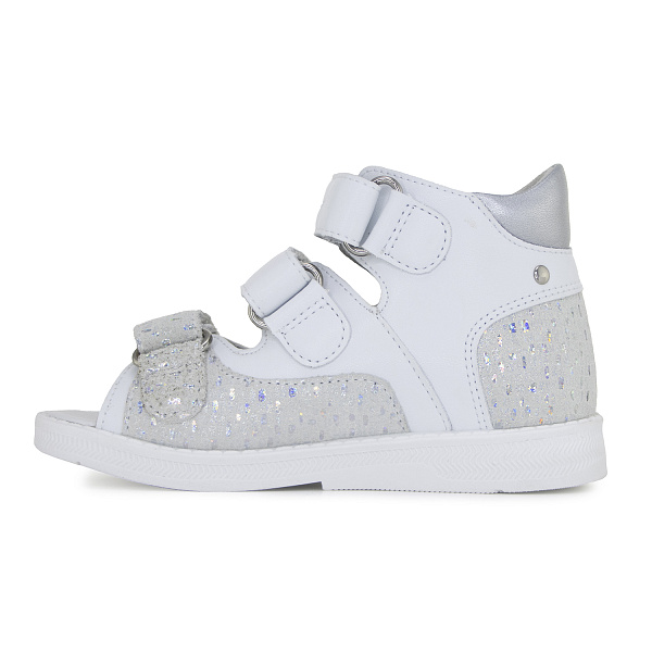 Детские сандалии Orthoboom 27057-13 хрустальный белый 