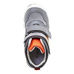 Детские ботинки ORTHOBOOM 87054-02 базальтово-серый с оранжевым фото 4