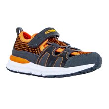 Детские кроссовки Orthoboom 32223-21 серо-оранжевый фото 1